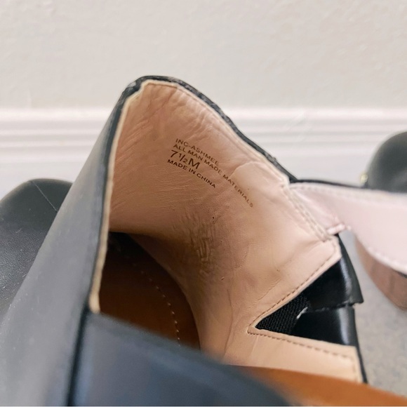 🌸 NWT- INC International Concepts Black Clog Heels Size 7.5 - Picture 6 of 6